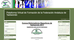 Desktop Screenshot of formacion.fataekwondo.com