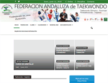 Tablet Screenshot of fataekwondo.org